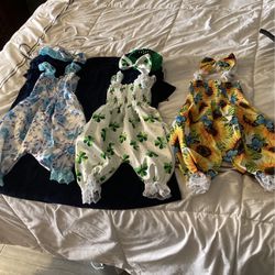 New & Beautiful Colorful Little Girls Outfit 