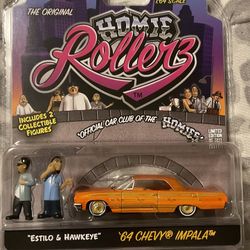 Greenlight Homie Rollerz 64 Chevy Impala With 2 Homies