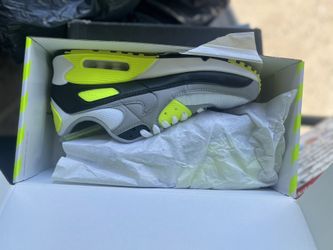 Nike Air Max 90 OG Recraft White-Particle Grey-Volt-Black Men’s Size 8