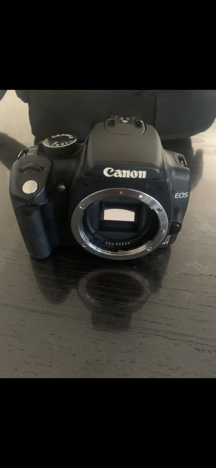 Canon EOS Rebel XT Digital SLR Camera With 18-55mm Zoom Lens 