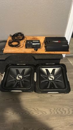 kicker solo Barret L7 two 15” inch