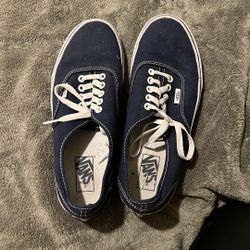 Blue Vans 