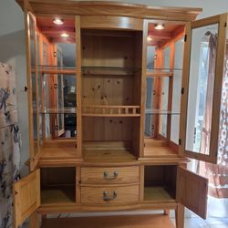 Wood Hutch Organizer 