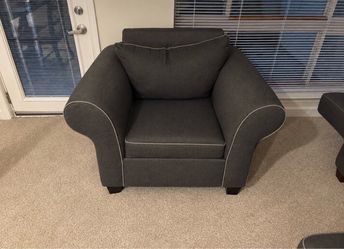 Dark Gray Accent Chair – Great Condition
