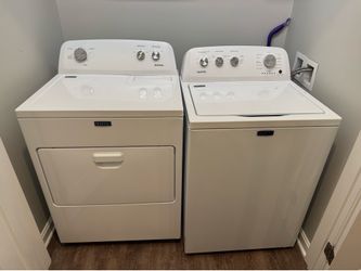 Maytag washer & dryer with 2 year warranty