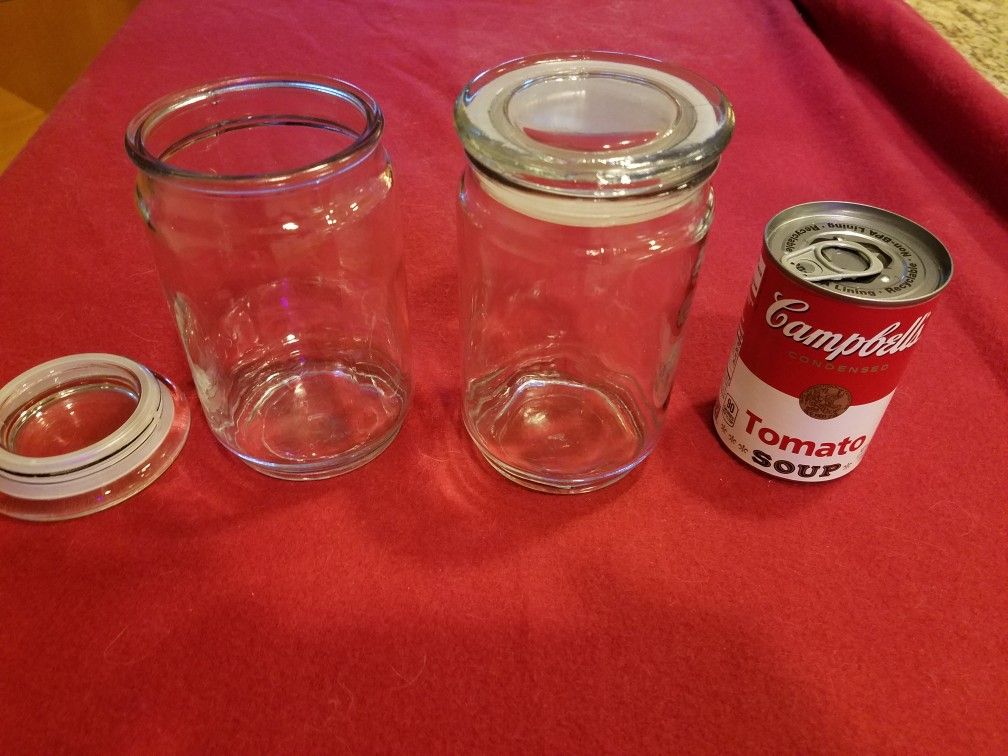 Food Storage or Candle Crafting Jars New and Unused