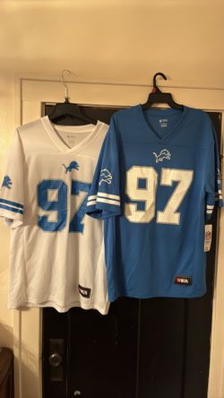 Detroit Lions Hutchinson #97 Jersey By NFL Team Apparel Size Large,