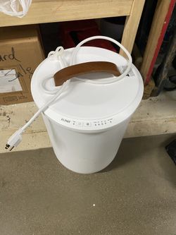 Large Towel Warmer for Bathroom - Heated Towel Warmers Bucket, Wood Handle, Auto Shut Off, Fits Up to Two 40"X70" Oversized Towels, Bathrobes, Blanket