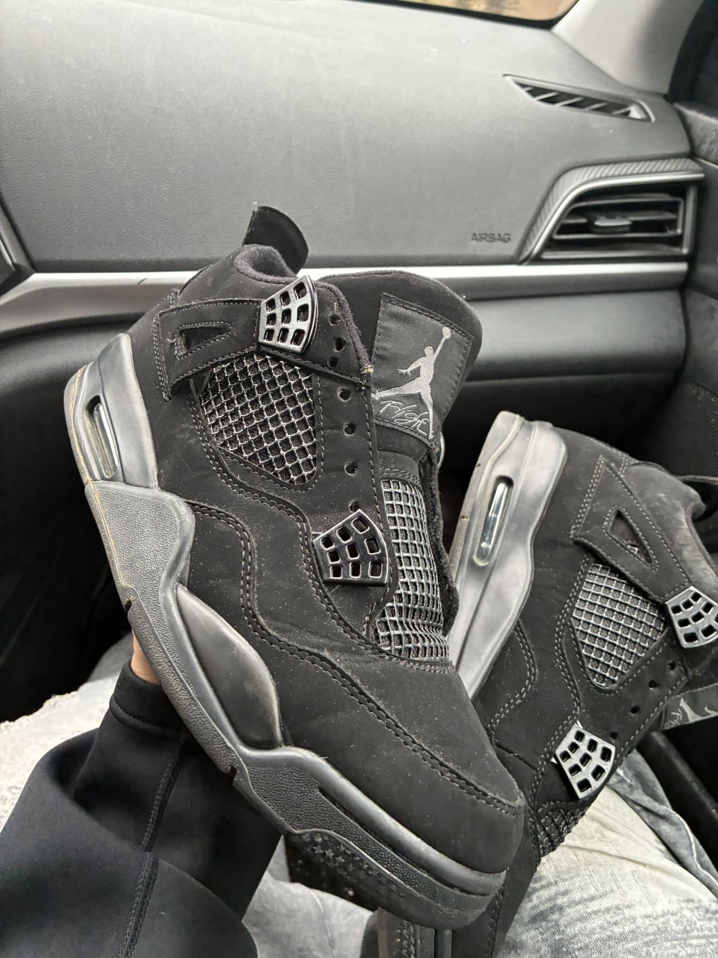 Jordan 4s Black Cats 2020 Sz 9.5