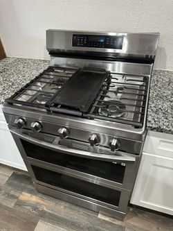 Samsung Double Oven Gas Stove Range