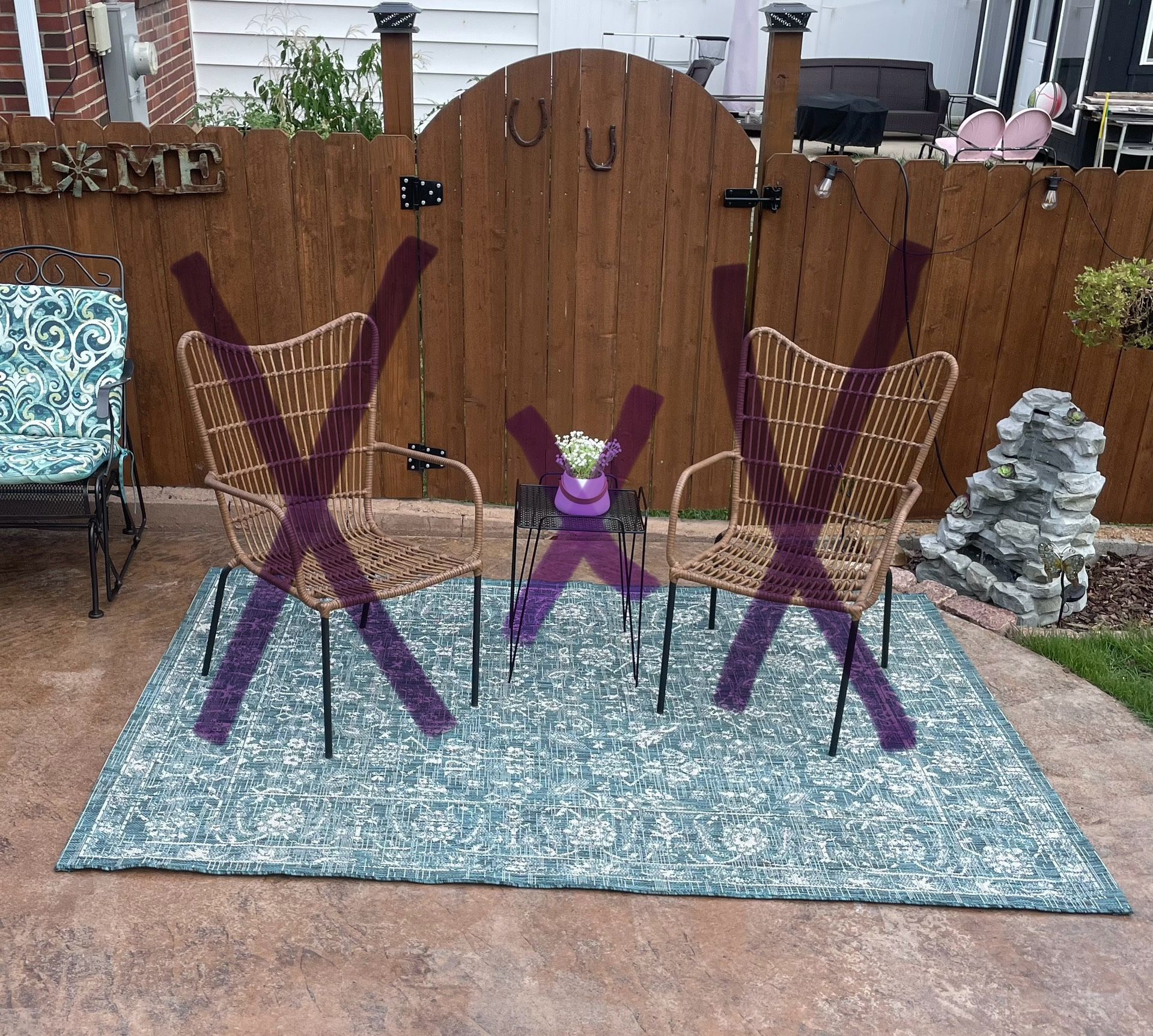 π NEW Super Cute outdoor Rug