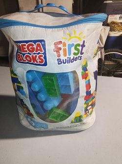 Mega Bloks First Builders Big Building Bag - 80 Pieces