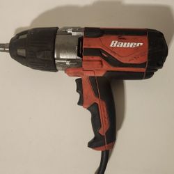 1/2" Drive Heavy Duty Impact Wrench 120VAC Bauer Used Great Condition Red/Black