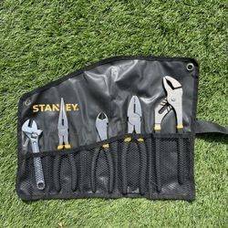 Stanley Pliers Set with Tool Roll