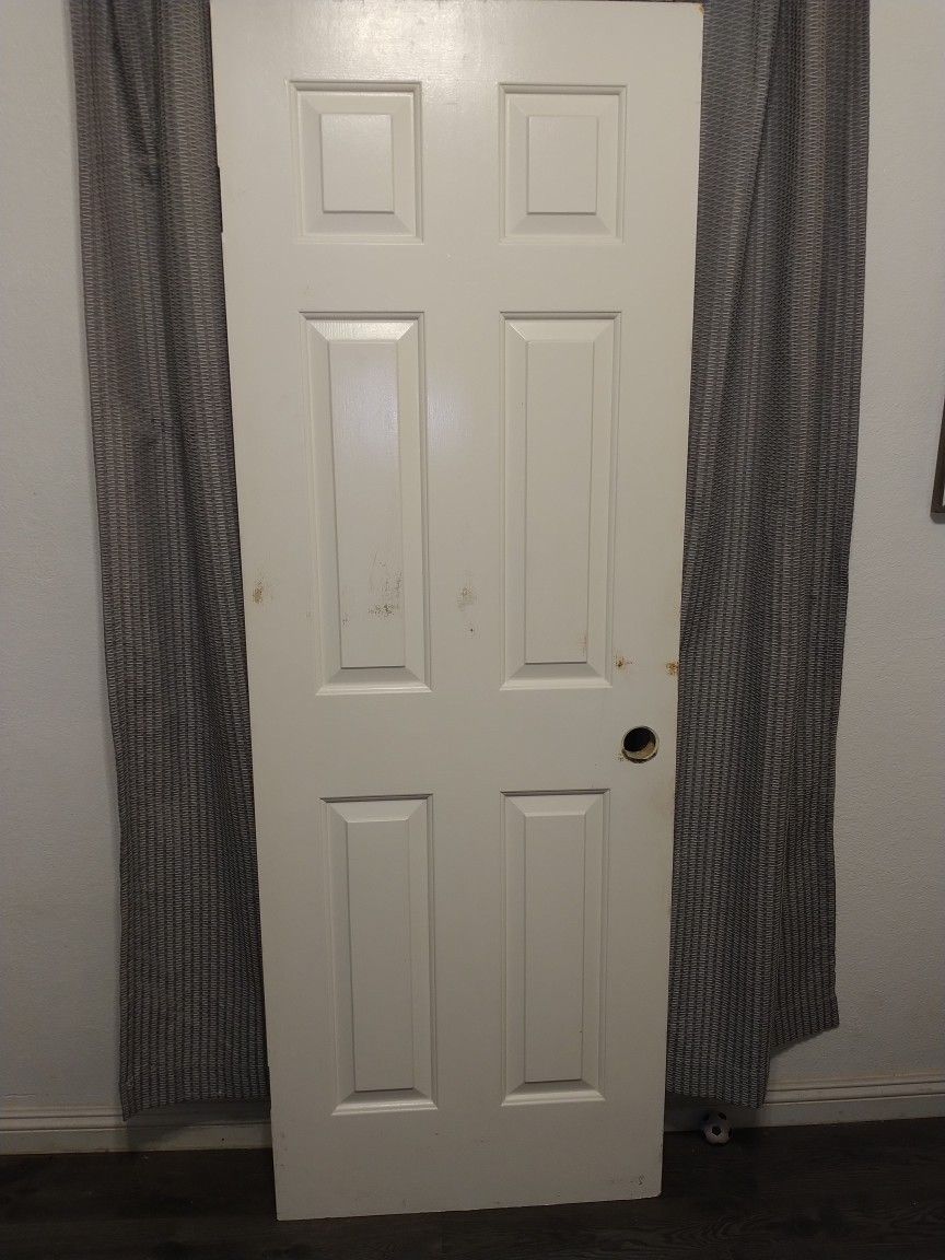 6 Panel Door 27 3/4" X 79"