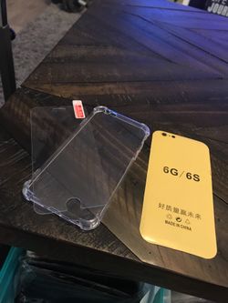 iPhone 6 or 6S case and tempered glass for $15