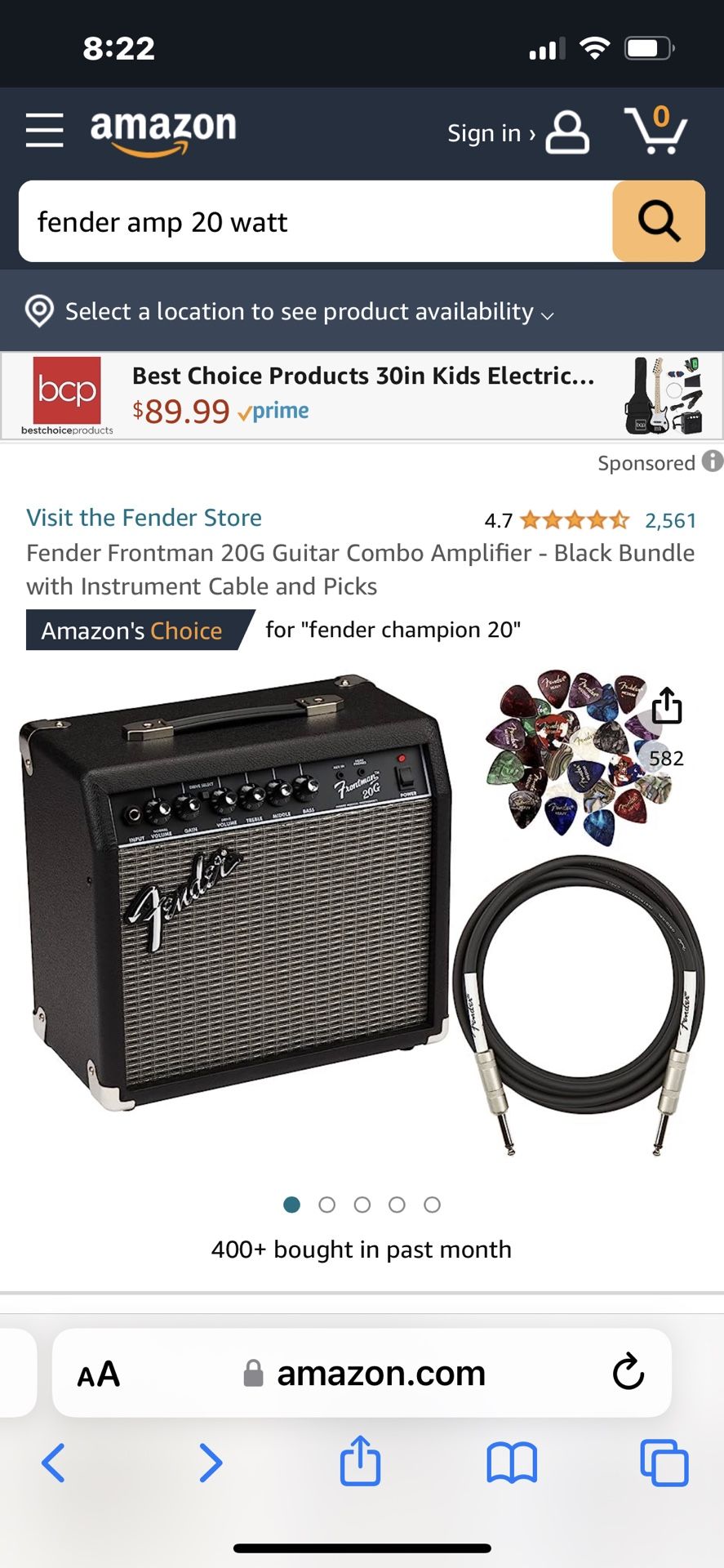 Fender 20 Amp