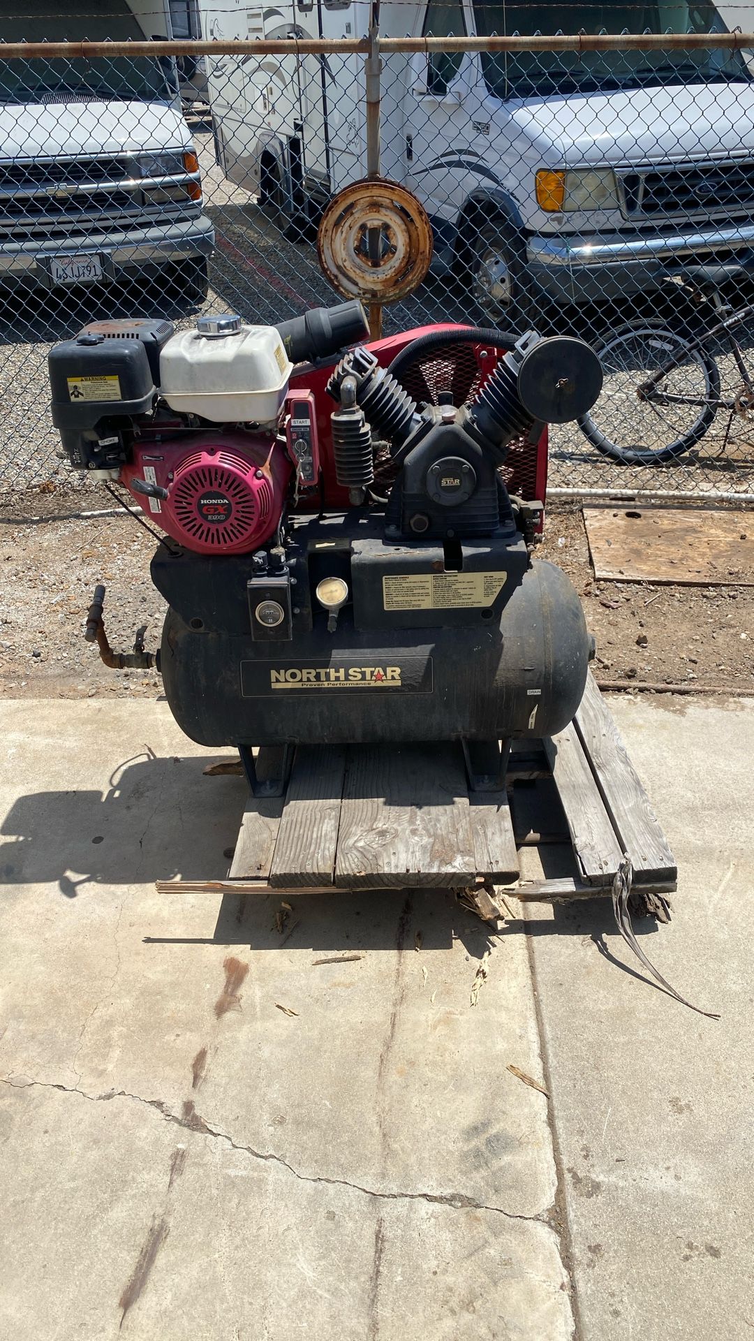 North start Gas Air Compressor