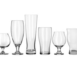 Craft Brews Assorted Beer Glasses Set of 6