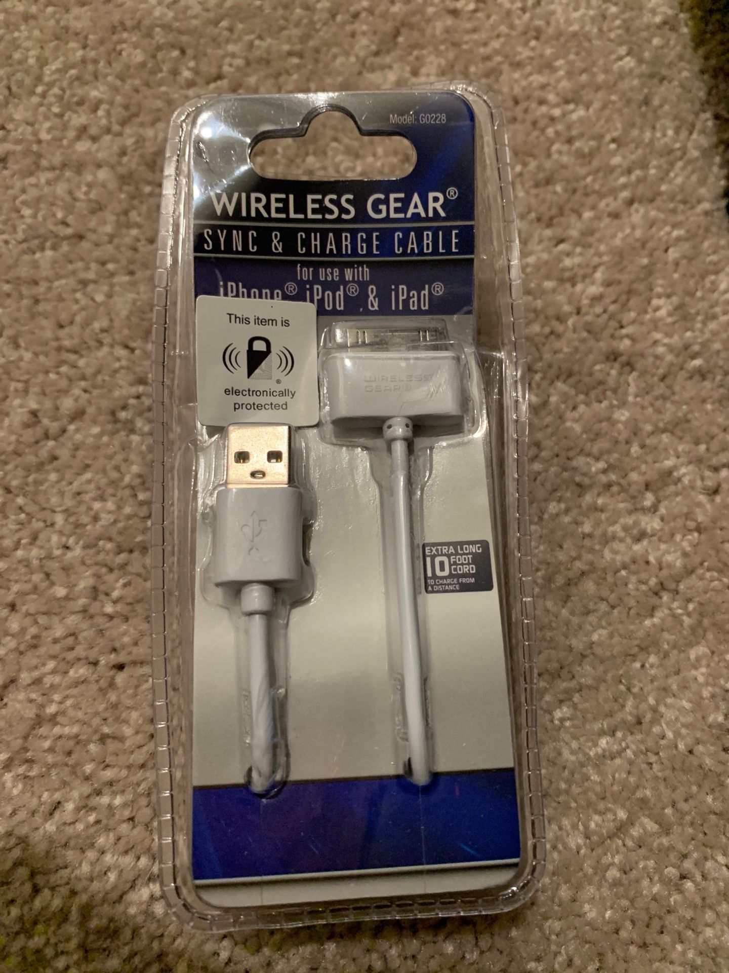Wireless gear charger cables.