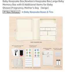 Brand New : Baby Keepsake Box