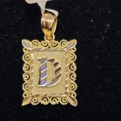 Letter "D" Charm 