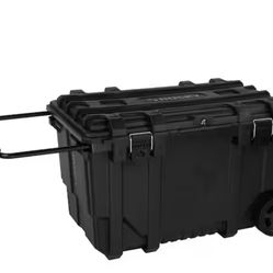 Husky 36.5 in. Black Heavy Duty Large Rolling Toolbox with Tool Tray and Keyed Lock