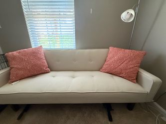 Gently used tan couch