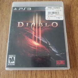Diablo III For Playstation 3