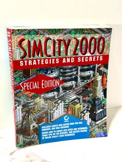SimCity 2000 Strategies & Secrets Special Edition Sybex Strategy Guide 1995