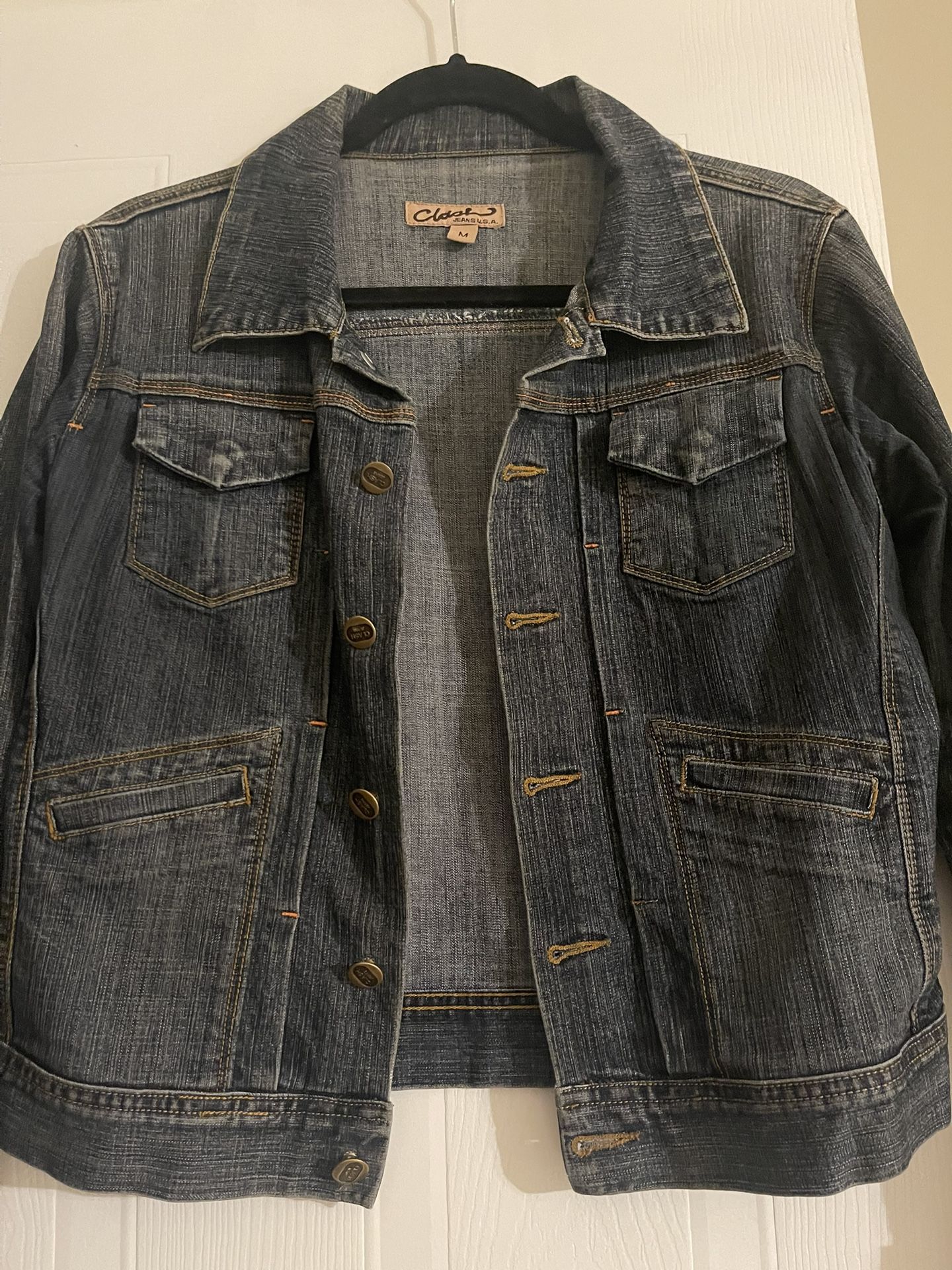 Classic Dark Blue Clash Woman Jacket M