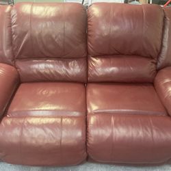 FREE Leather Ashley Loveseat Recliner