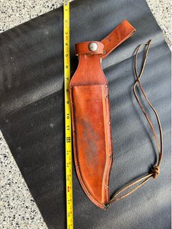 Knife leather case holder