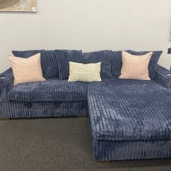 Corduroy Sofa Chaise 