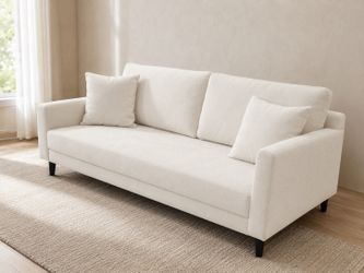 New Beige 3-Seater Sofa – $269.99