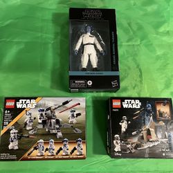 🌟 Star Wars Bundle - Action Figure + 2 LEGO Sets!