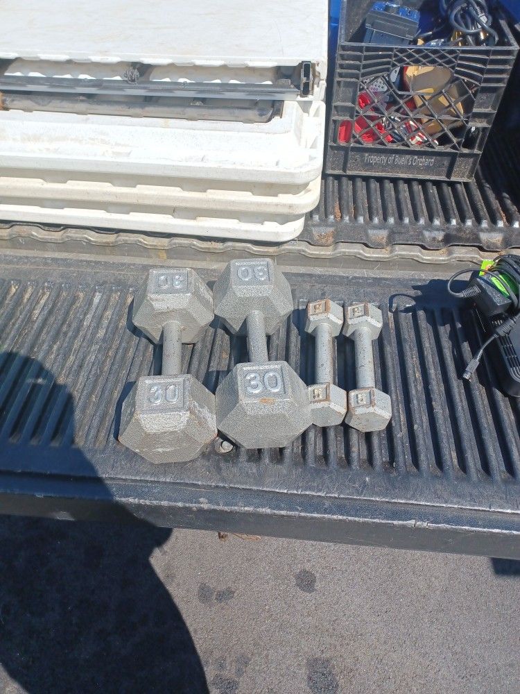 Dumbbells 30lb Set 5lb Set