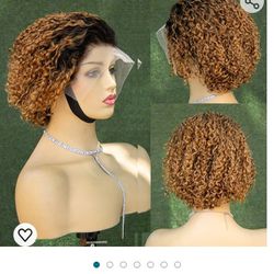 Glueless Wig New 6" Human Hair 