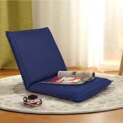 Adjustable Mesh Floor Sofa Chair, 6-Position Multi-Angle Padded Floor Chair, Cushioned Back Support Versatile, Video Game Chairs for Meditation Semina