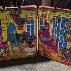 1966 Vintage Barbie Housemate Dollhouse And 1966 Vintage Francis And Casey Housemate Dollhouses