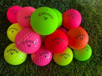 20 colored Callaways golf ⛳️ balls