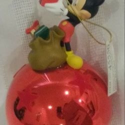 Disney Store Exclusive MICKEY MOUSE Christmas Ornament