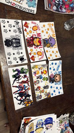 Marvel Stickers $5 Each 
