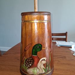 Vintage Handmade wooden butter churn