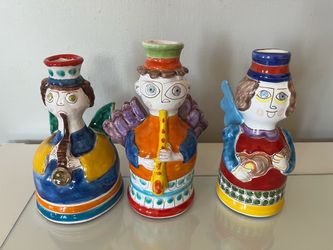 Italian Desimone angel candleholders $25 each