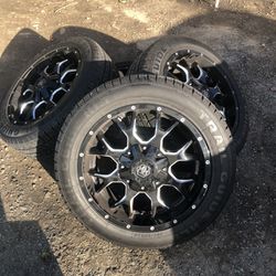 20” 6 Lugs Universal Rims And Tires 
