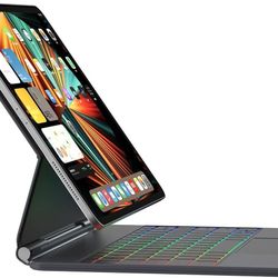 IPad Pro 12.9 Case with Keyboard 24 Colors Backlit Magnetic Keyboard Case for IPad Pro 12.9 inch 6th Generation 5th 4th 3rd Floating Cantilever Stand 
