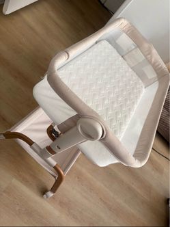 BabyBond Bassinet Bedside Crib Beige