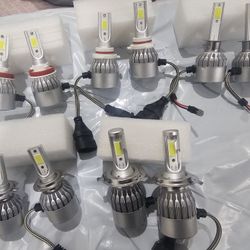 FOCOS LED LUZ BLANCA 6000K PARA DIFFERENTE TIPO DE CARROS. 1 PAR DE FOCOS LED CON VENTILADORES. 