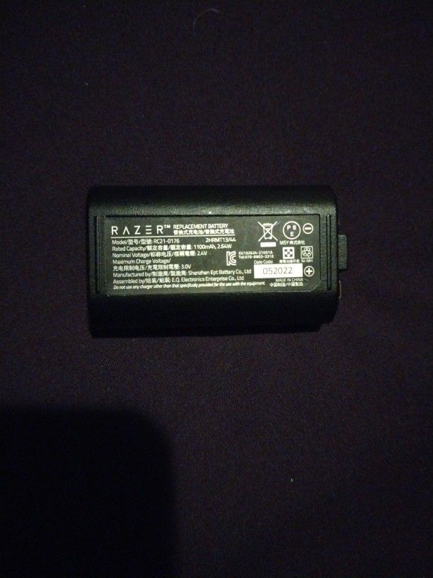 X Box Controller RAZER Battery